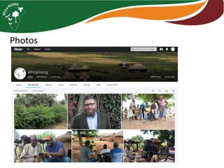 Communication and knowledge management in Africa RISING