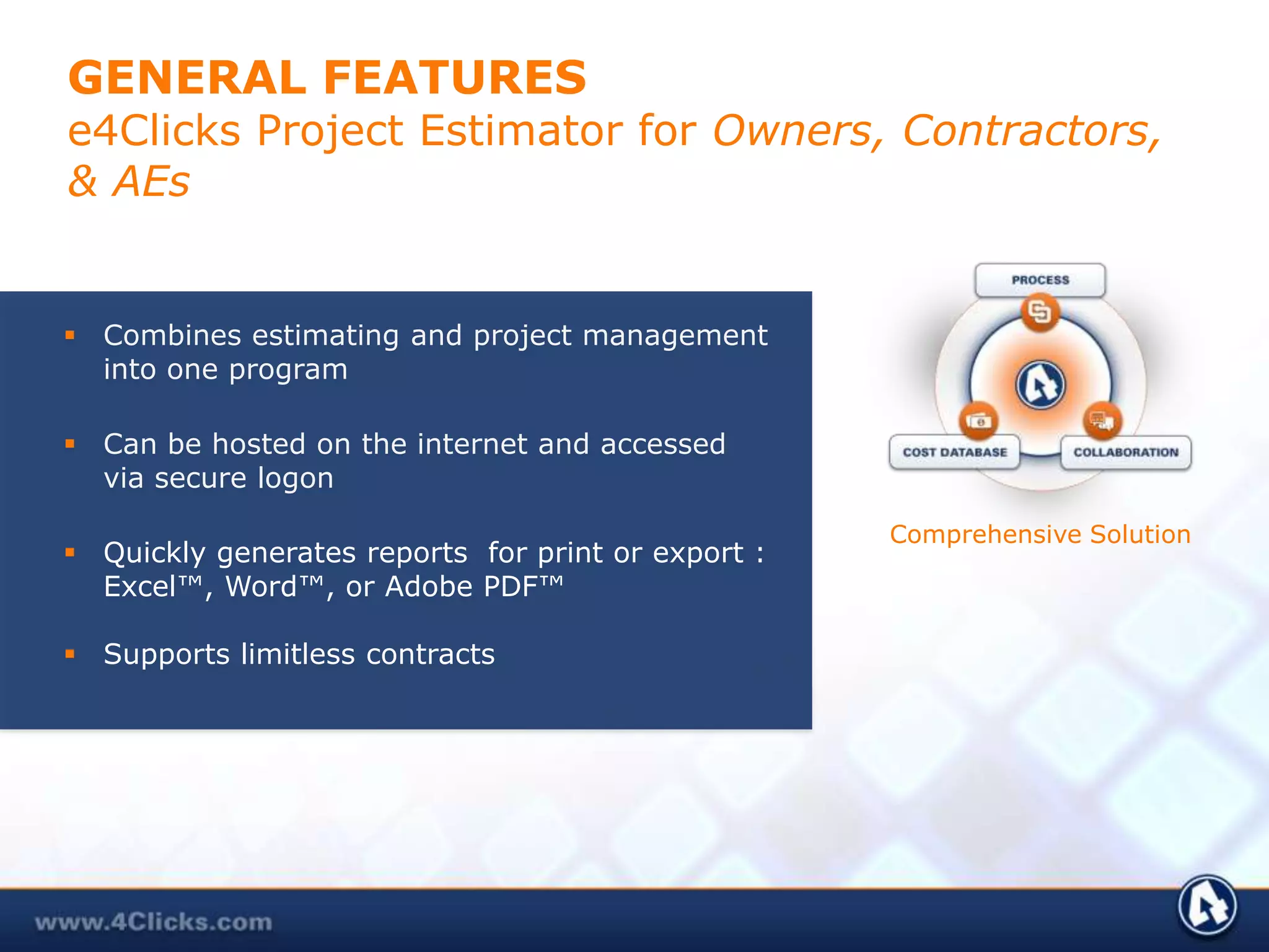 All project milestones, thru warranty period.