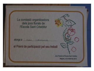 Sant Jordi - Jocs florals