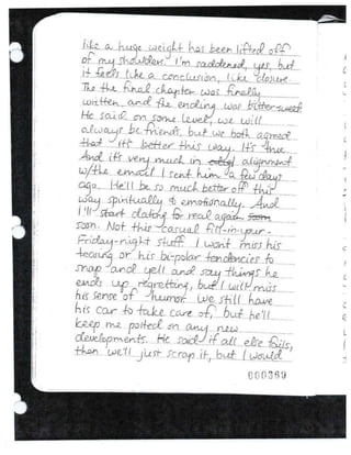 Jodi's last journal
