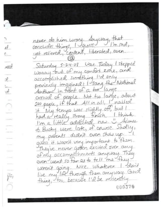 Jodi's last journal