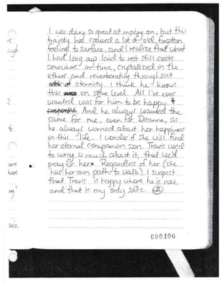 Jodi's last journal