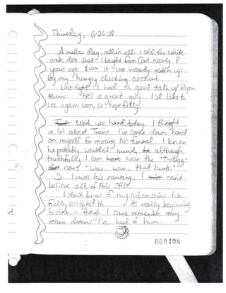 Jodi's last journal