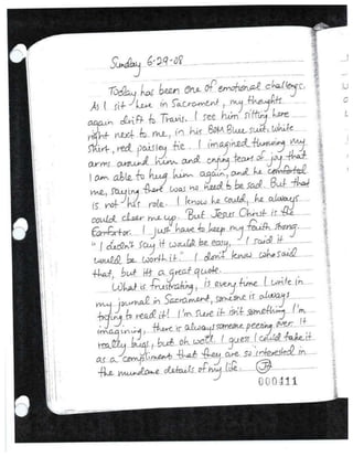 Jodi's last journal