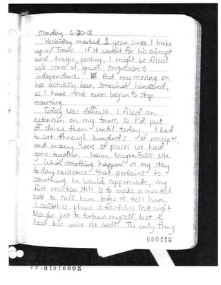 Jodi's last journal