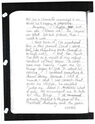 Jodi's last journal