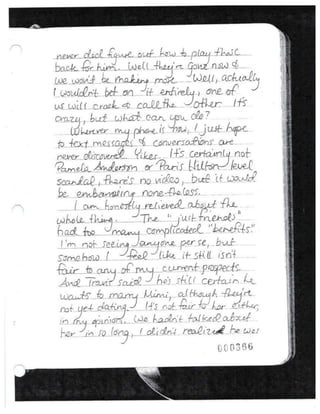 Jodi's last journal