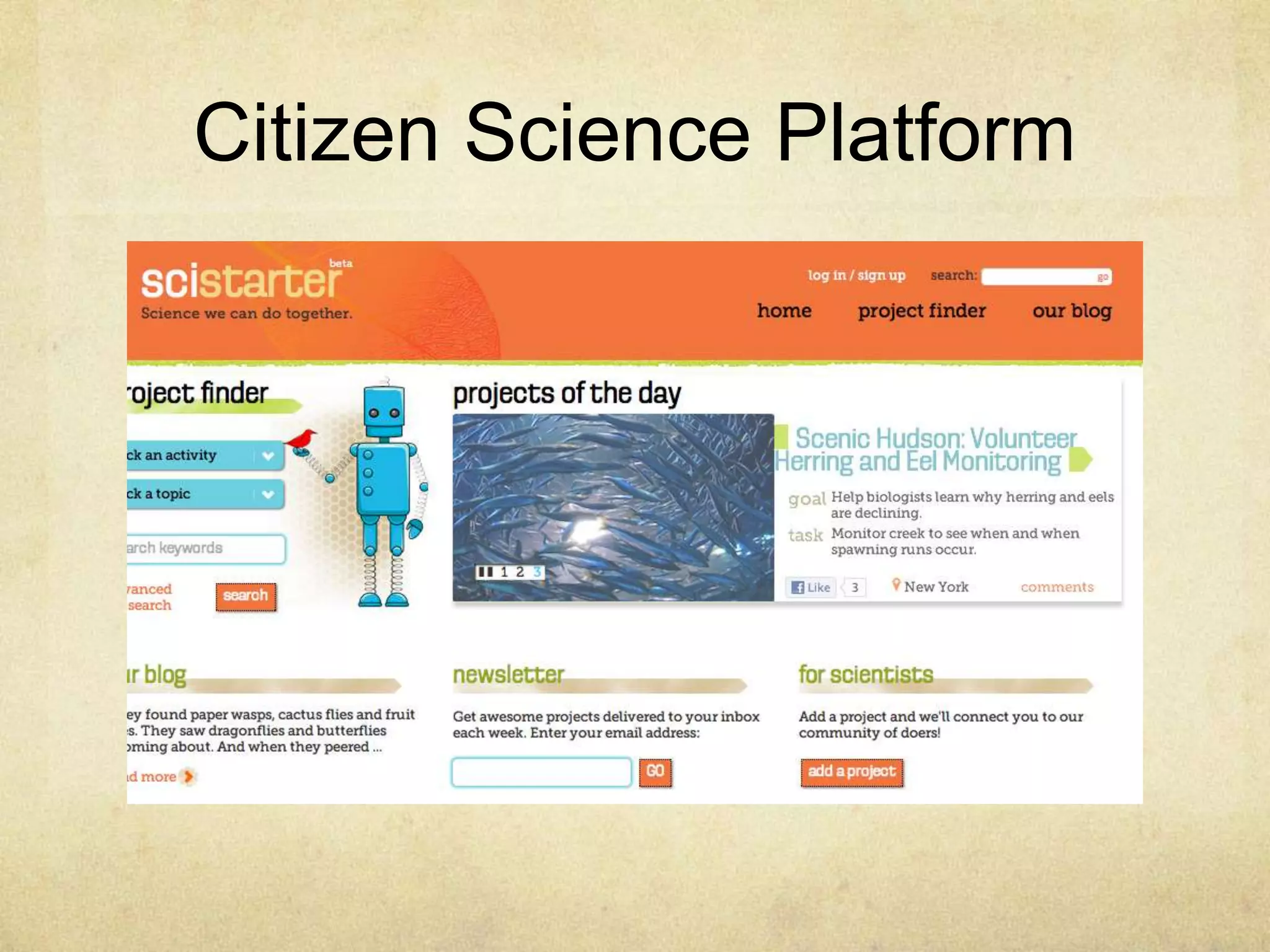 Citizen Science Platform
 