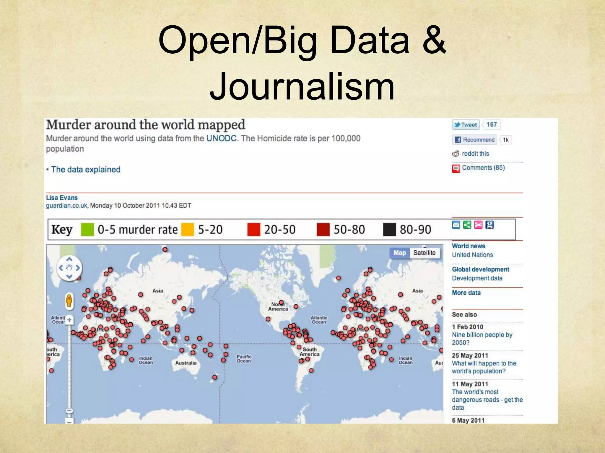 Open/Big Data &
  Journalism
 