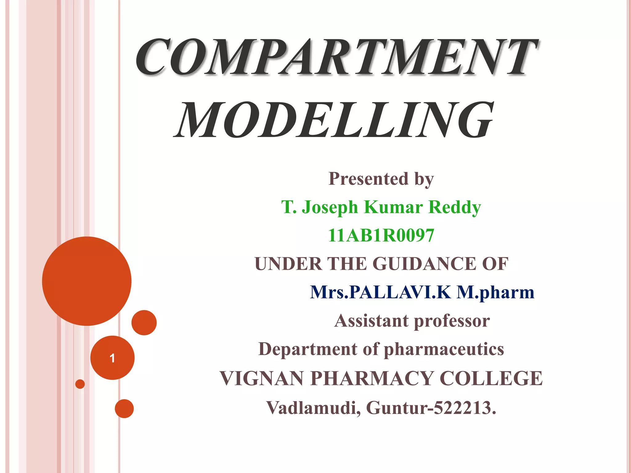 Compartment Modelling | PPT