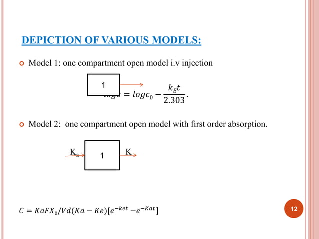 Compartment Modelling | PPTX | Chemistry | Science