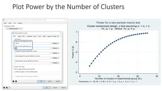 Plot Power by the Number of Clusters
 