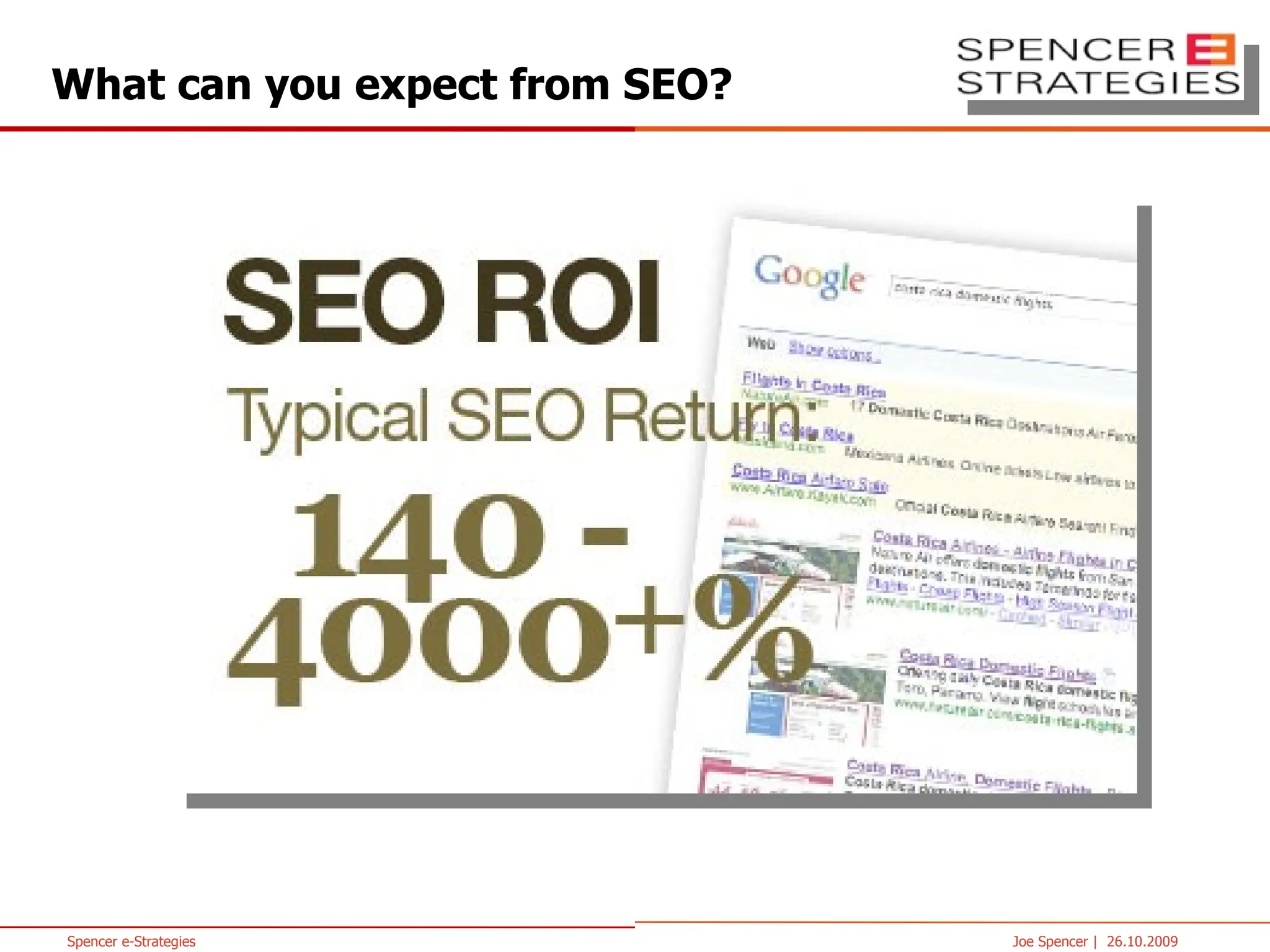 What can you expect from SEO? Business Case for SEO 
