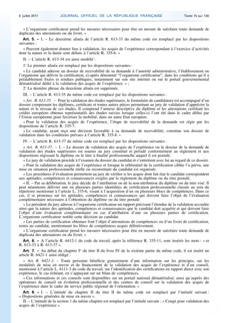 « L’organisme certificateur prend les mesures nécessaires pour être en mesure de satisfaire toute demande de
duplicata des...