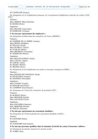 M. CASTELAIN (Francis)
Sur désignation de la Confédération française de l’encadrement-Confédération générale des Cadres (C...