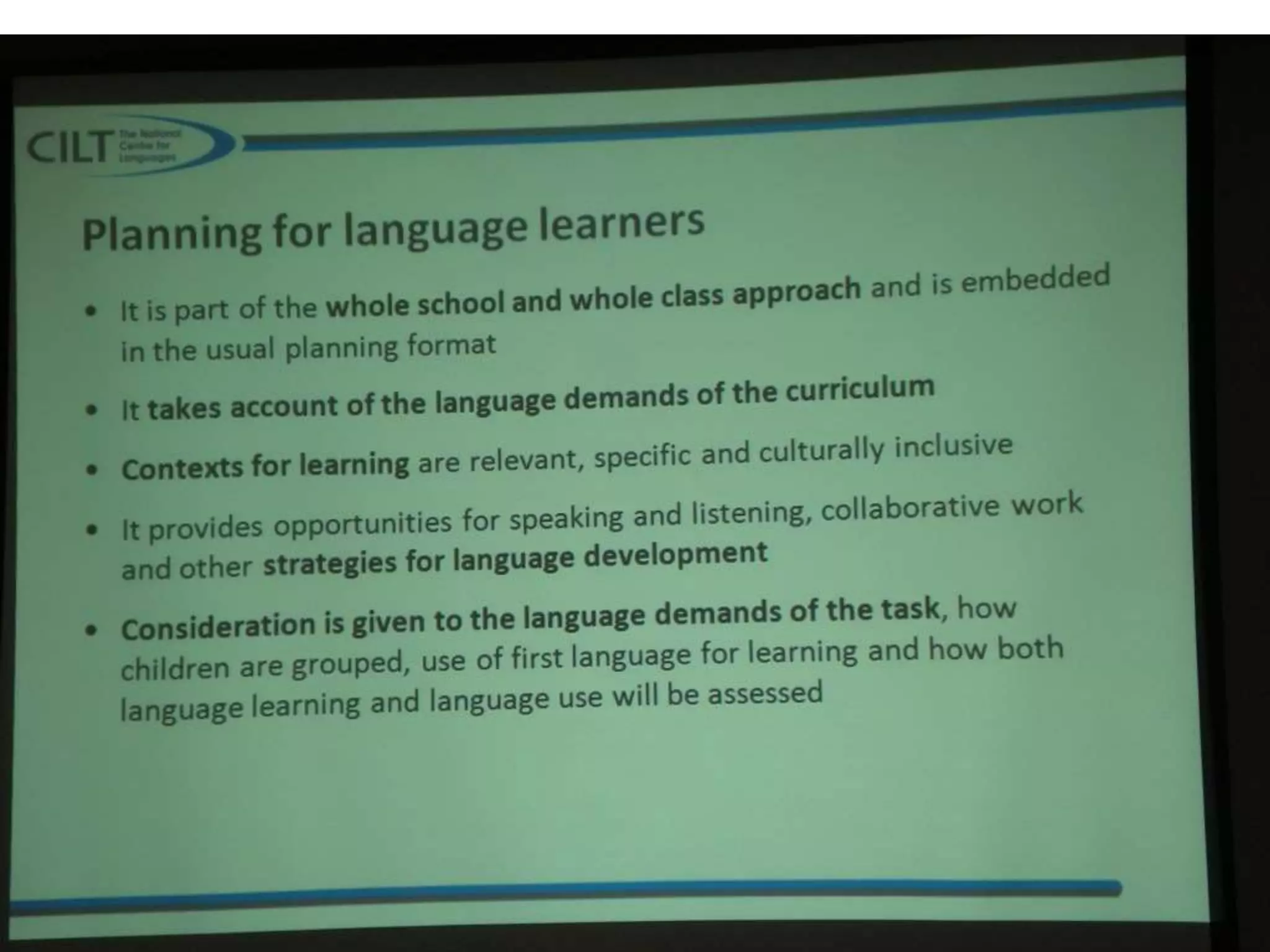 Understanding English, communication and primary languages