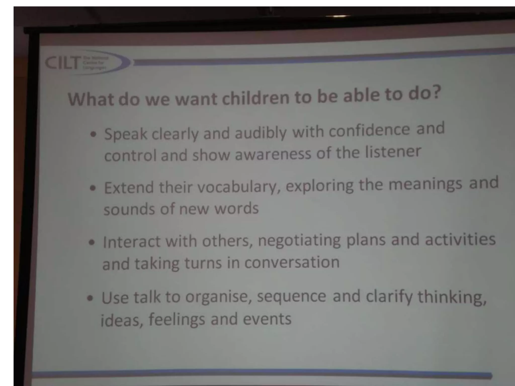 Understanding English, communication and primary languages