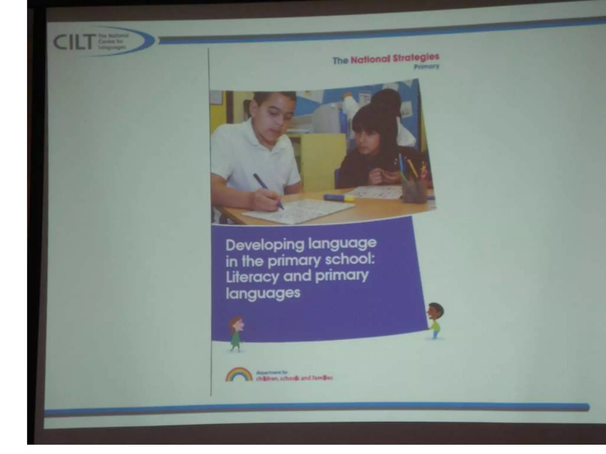 Understanding English, communication and primary languages