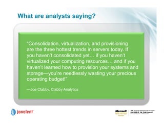 Joe Honan   Virtualization Trends