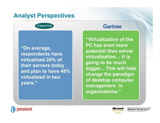 Joe Honan   Virtualization Trends