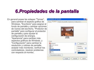 Accesorios de Windows Herramientas del sistema 5.1 Desfragmentador de disco: 