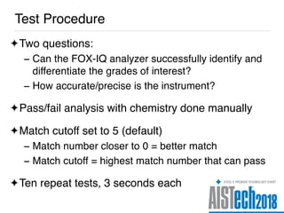 Grade Verification and Compositional Analysis Using On-Line XRF as Part ...