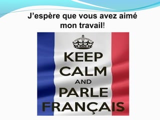 J’espère que vous avez aimé
mon travail!
 