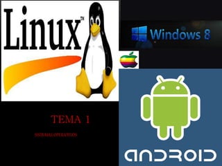 TEMA 1 
SISTEMAS OPERATIVOS 
 