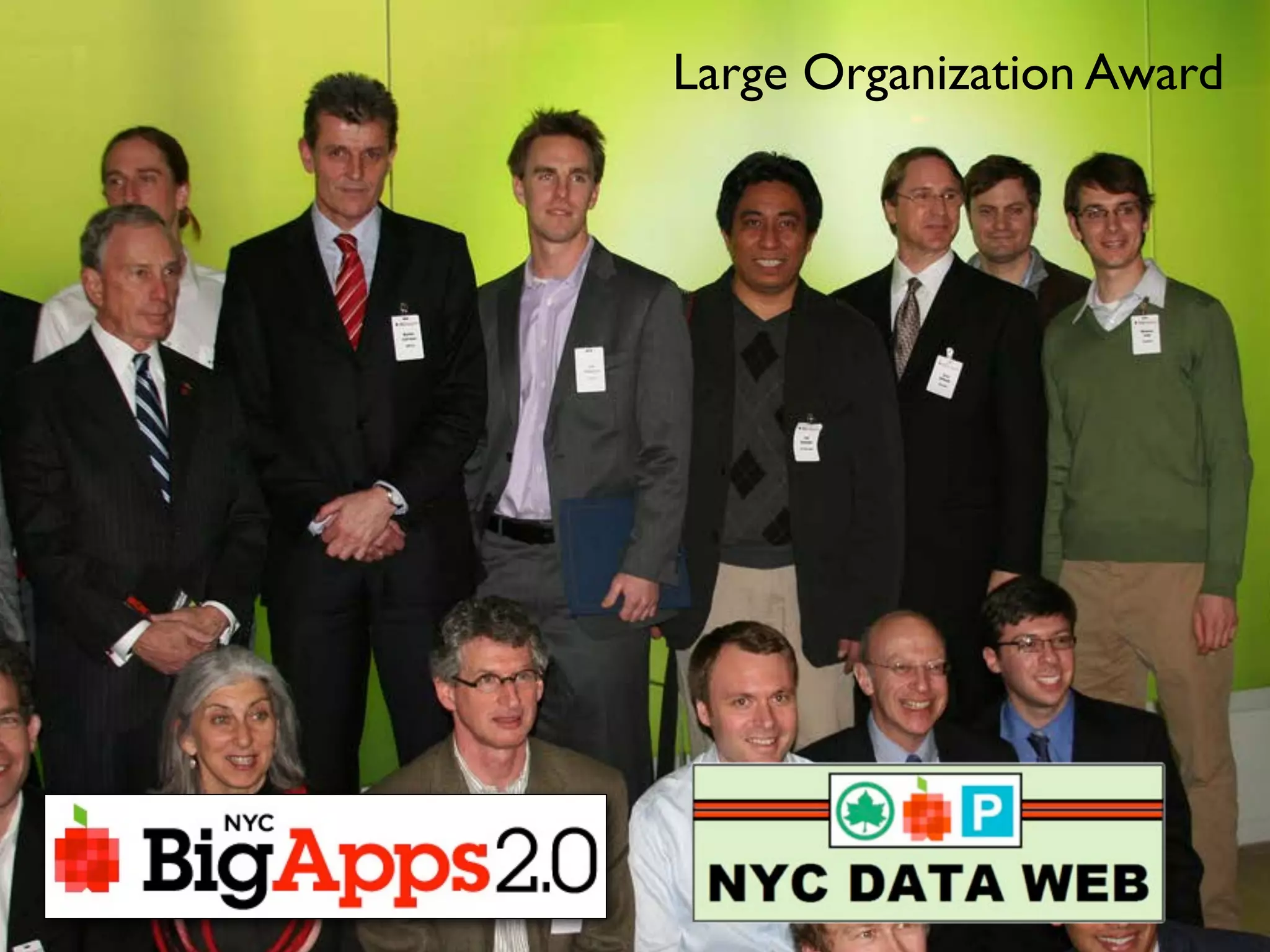 Large Organization Award
 