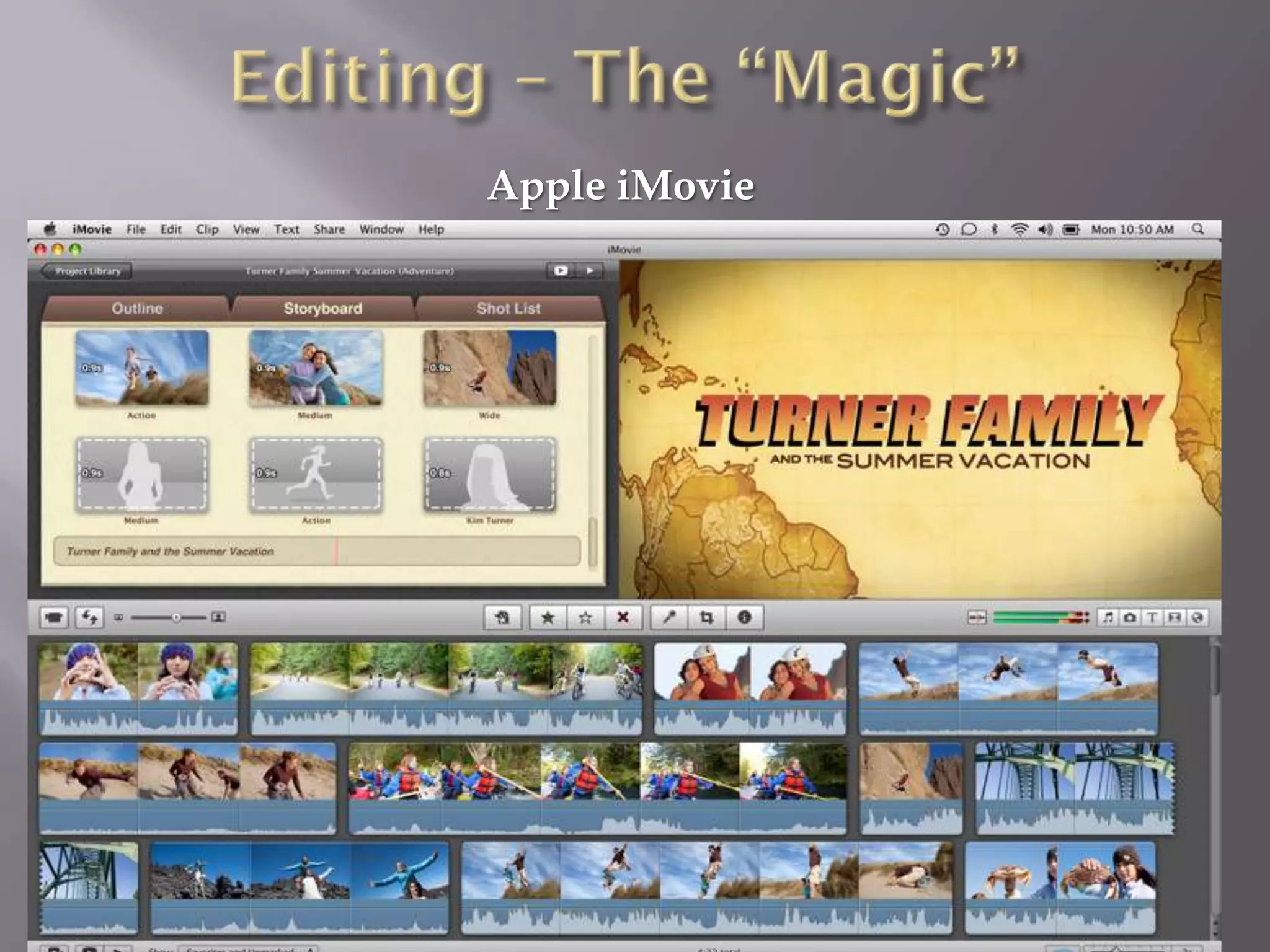Apple iMovie
 
