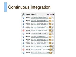 Continuous Integration
 
