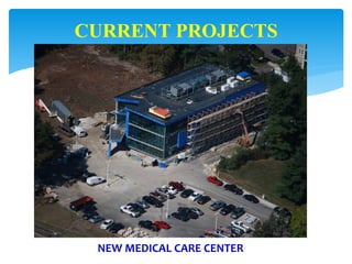 CURRENT PROJECTS
NEW MEDICAL CARE CENTER
 