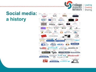Social media:
a history
 
