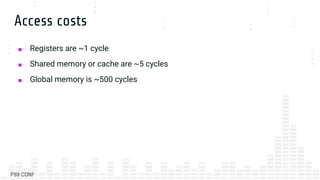 Aiding the CUDA Compiler for Fun and Profit by Joe Rowell | PDF