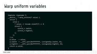 Aiding the CUDA Compiler for Fun and Profit by Joe Rowell | PDF