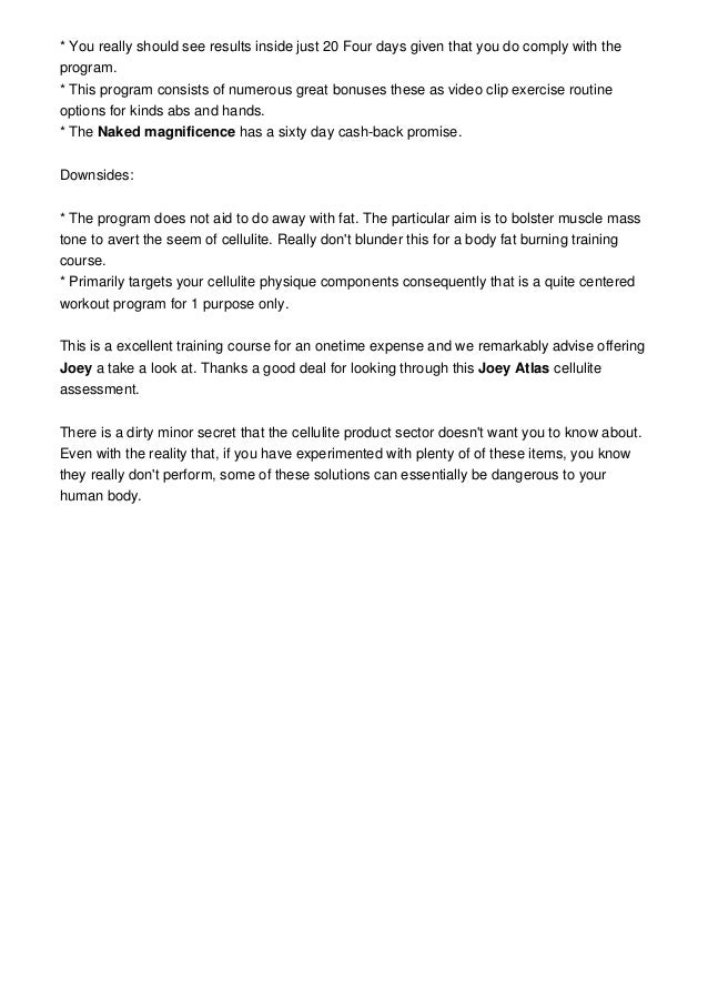 joey atlas naked beauty