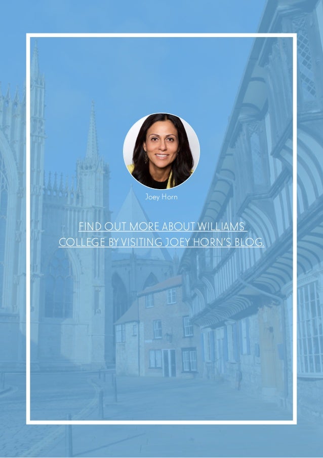 The History of Williams College