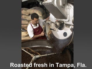 Roasted fresh in Tampa, Fla. 