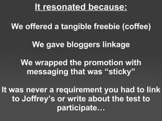 Once the testers started sampling,  the real magic began… Here are just a few reviews 