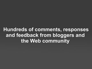 Editorial coverage on sites like: Mashable, CNET, KillerStartups, MarketingFM, MattsCuppa, MoBuzz TV and over 300 more high quality digital and traditional publications 
