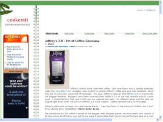 Joffreys Coffee & Tea Company Social Media Marketing Case Study