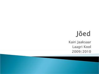Kairi Jaaksaar Laagri Kool 2009/2010 