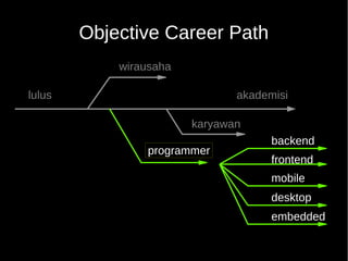introduction to programmer career path | PPT