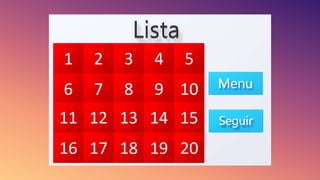 1 2 3 4 5
6 7 8 9 10
11 12 13 14 15
16 17 18 19 20
 