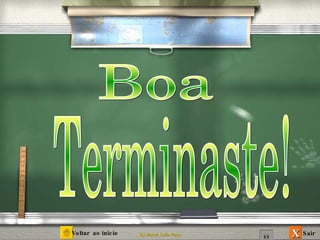 Boa Terminaste! 