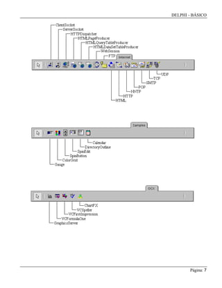 DELPHI - BÁSICO
Página: 7
 