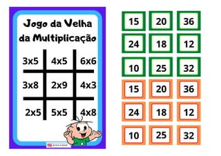 Jogo da Velha da Multiplicação - Prof. Rubiane.pdf
