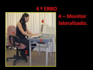 4 º ERRO4 – Monitor lateralizado.