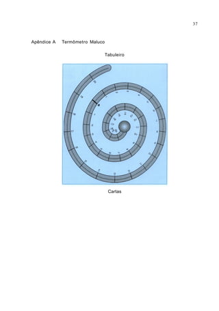 37



Apêndice A   Termômetro Maluco

                                 Tabuleiro




                                  Cartas
 
