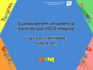 4 7 6 2 8 5 9 3 6 3 6 7 1 2 6 6 7 3 2 4 4 8 1 2 8 1 8 6 2 3 4 2 7 5 1 5 8 9 3 4 1 6 5 5 7 8 8 5 9 1 9 3 7 4 8 5 4 1 2 5 1 5 9 1 3 2 9 4 3 3 8 7 9 6 9 7 7 4 6 2 9 Fatorial Consultoria Empresarial www.fatorial.adm.br 